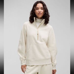 NWOT Lululemon quarter zip funnel neck scuba